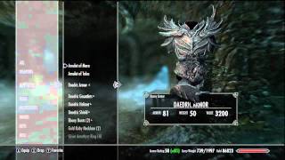 Skyrim Atronach Forge  Daedric Armor amp Weapons No Smithing [upl. by Emmons]