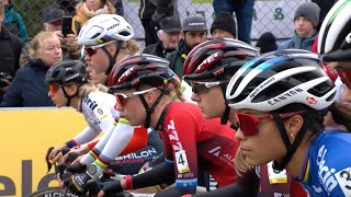 Cyclocross HeusdenZolder Women Elite 50fps 27 Dec 2023 [upl. by Knoll]