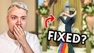 EA allegedly fixed Sims 4 My Wedding Stories [upl. by Nuahsyt659]