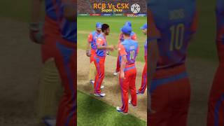 RCB ❤️ Vs CSK 💛  Super Over  IPL  shorts [upl. by Finnigan809]