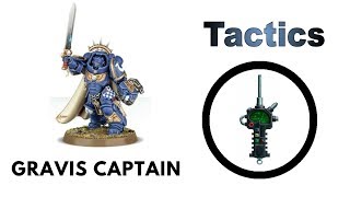 Captain in Gravis Armour Rules Review  Tactics  New Space Marine Codex Strategy Guide [upl. by Ardet]