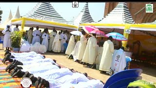 Litany of Saints During Ordination in Arua Diocese 2023 [upl. by Elfie501]