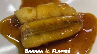 Banana 🍌 Flambé ll Ihm Class of how to make banana flambé ll Bascis of doing banana flambé [upl. by Callean779]