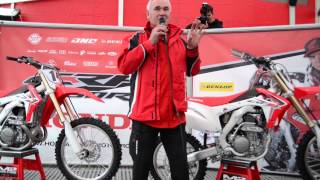 Honda reveals 2014 CRF250R  explains new specification [upl. by Kironde344]