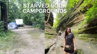 Starved Rock Campgrounds Tour  Affordable Camping 🏕️ [upl. by Cirnek]