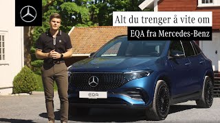 Her er alt du trenger å vite om EQA  MercedesBenz [upl. by Gatian]