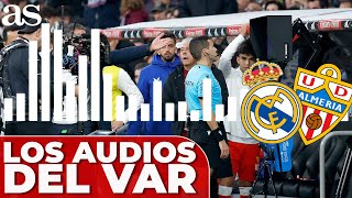 AUDIOS DEL VAR del POLÉMICO REAL MADRID  ALMERÍA [upl. by Colleen]