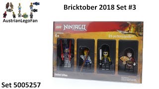 Lego Bricktober 2018 Ninjago Minifigures  Set 5005257 Speed Build [upl. by Aria]