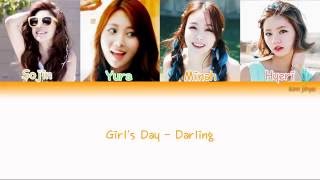 Girls Day 걸스데이  Darling 달링 Lyrics HanRomEngColor Coded TBS [upl. by Letnuahs]