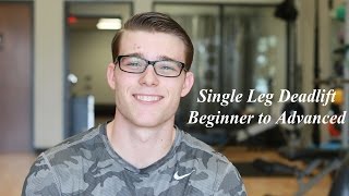 Single Leg Deadlift Beginner to Advanced [upl. by Nnylyahs]