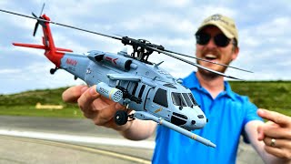 THIS 500 Helicopter SHOULD Impress YOU Eachine e200 Pro RC Heli [upl. by Evan310]