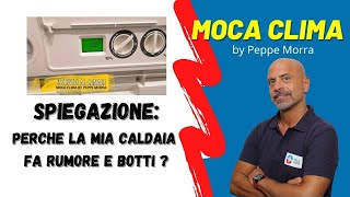 Caldaia Beretta intasata di calcare fa rumore e botte sulla parte alta [upl. by Eul997]