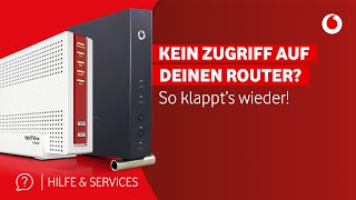 Kein Zugriff auf Deinen Router So klappts wieder [upl. by Jeralee780]