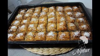 Das Beste und einfachste Baklava Rezept aller Zeiten I Baklava Rezept mit Walnüssen [upl. by Ahsinirt121]