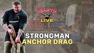 STRONGMAN takes a tumble after 200kg440lb Anchor Drag [upl. by Sirraj]