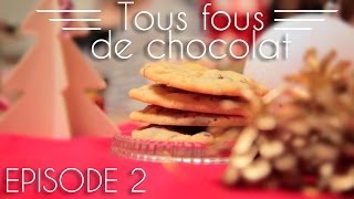 Tous fous de chocolat  Les cookies pralinés à la noisette [upl. by Zednanreh]