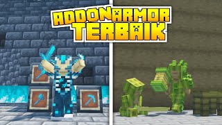 ADDON ARMOR TERBAIK UNTUK SURVIVAL DI MCPE 121 [upl. by Burkitt]