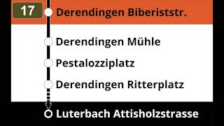 BSU Ansagen • 17 Gerlafingen – Biberist – Derendingen – Luterbach [upl. by Zoie655]