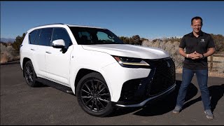 Is the 2022 Lexus LX 600 F Sport a better SUV than a Cadillac Escalade [upl. by Ainorev683]