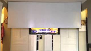 Projection Screen Motor With Remote Control  DIY Projector Screen [upl. by Azitram642]