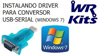 INSTALANDO DRIVER PARA CONVERSOR USBSERIAL WINDOWS 7 amp 8 [upl. by Rovaert]