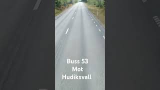 Buss 53 Ljusdal  Hudiksvall [upl. by Kremer]