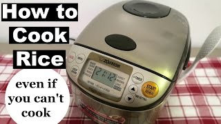 How to Cook Rice Perfectly  Zojirushi Rice Cooker Review [upl. by Akimyt]