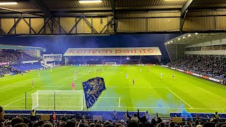 Oldham Athletic fans at home vs Hartlepool United 301223 [upl. by Morez]