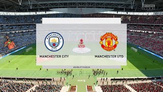 Manchester City vs Manchester United  FA Cup Final  FIFA 23 Xbox [upl. by Terryn782]