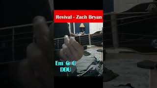 Revival  Zach Bryan  Guitar Tutorial [upl. by Ginzburg]