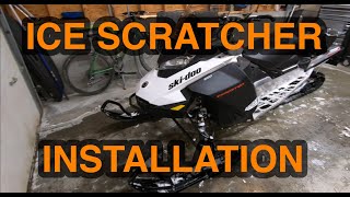 Ski Doo Tunnel Ice Scratcher Unboxing and Installation [upl. by Juley710]