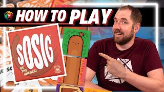 How to Play SOSIG  Fast Interactive Family Friendly  Board Game Tutorial [upl. by Aivatnahs71]