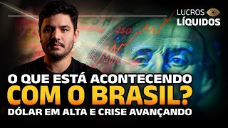 O que está acontecendo com o Brasil Dólar em alta e crise avançando [upl. by Leaw94]