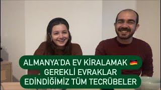 ALMANYA’DA EV KİRALAMAK  Evimizi Nasıl Kiraladık  Gerekli evraklar ve edindiğimiz tüm tecrübeler [upl. by Haimes294]