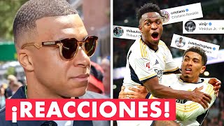 🔥🤩 Así reaccionaron los jugadores del Madrid al anuncio de Mbappé Bellingham Vinicius y más [upl. by Monty]