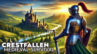 NEW Medieval Crafting Survival  Crestfallen Medieval Survival Gameplay [upl. by Anoi]