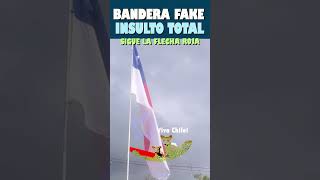 ¡El colmo Exhiben bandera chilena fake en fiestas patrias [upl. by Kwapong]