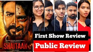 Shaitaan Movie Public Review  Shaitaan Movie Public Reaction  Ajay Devgn R Madhavan  Jyotika [upl. by Froemming]