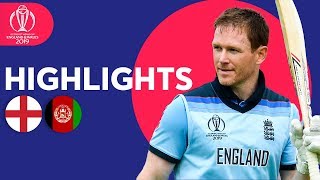 World Record For Sixes  England vs Afghanistan  Match Highlights  ICC Cricket World Cup 2019 [upl. by Beaver477]