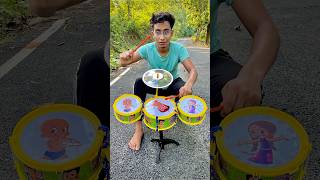 Aur ak Big Hip Hop Drums Set Senior Musical Band Instruments with 3 Drums testing🥁🔥 [upl. by Ylerebmik]