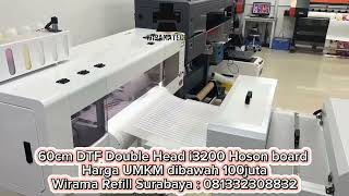 PRINTER DTF 60CM DOUBLE HEAD EPSON i3200 [upl. by Pelag979]