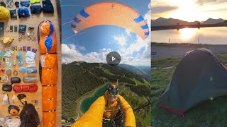 Vol Biv  Gleitschirm Abenteuer durch die Alpen  paragliding  adventure  alps  biwakfliegen [upl. by Wertz321]