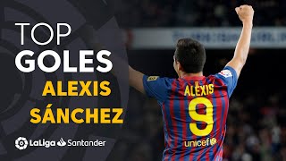 TOP 25 GOALS Alexis Sánchez en LaLiga Santander [upl. by Aenyl]