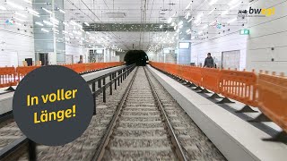 Führerstandsmitfahrt im Stadtbahntunnel in Karlsruhe mit bwegt [upl. by Avlasor]