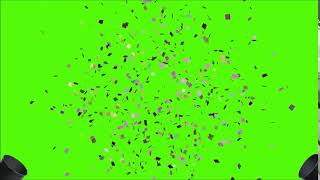 KONFETİ CONFETTİ EFEKTİ GREEN SCREEN quotSES EFEKTİ DAHİLquot [upl. by Lybis]