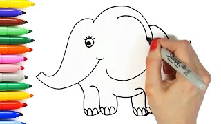 10 Easy Animal Drawings for Kids Vol 1  Step by Step Drawing Tutorials  How to Draw Cute Animals [upl. by Mac]