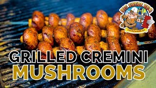 Grilled Cremini Mushrooms with Big Swede BBQ [upl. by Niliac672]