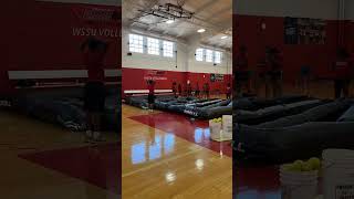 Winston Salem State Softball Setting up their new AIR Batting Cage [upl. by Trip9]