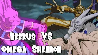 Beerus vs Omega Shenron [upl. by Ardnaid158]