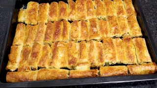 Baklavalık Yufkadan Peynirli Çıtır Börek Tarifi [upl. by Osric838]